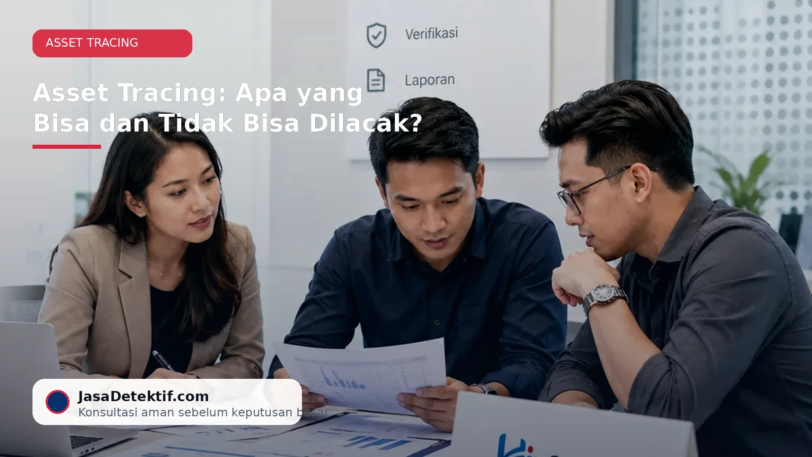 Asset tracing legal untuk memetakan informasi aset dan risiko