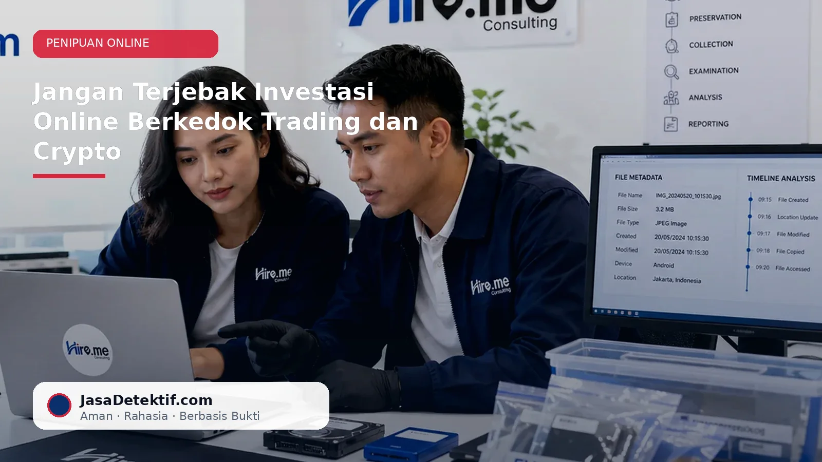 Analisis investasi online palsu berkedok trading dan crypto
