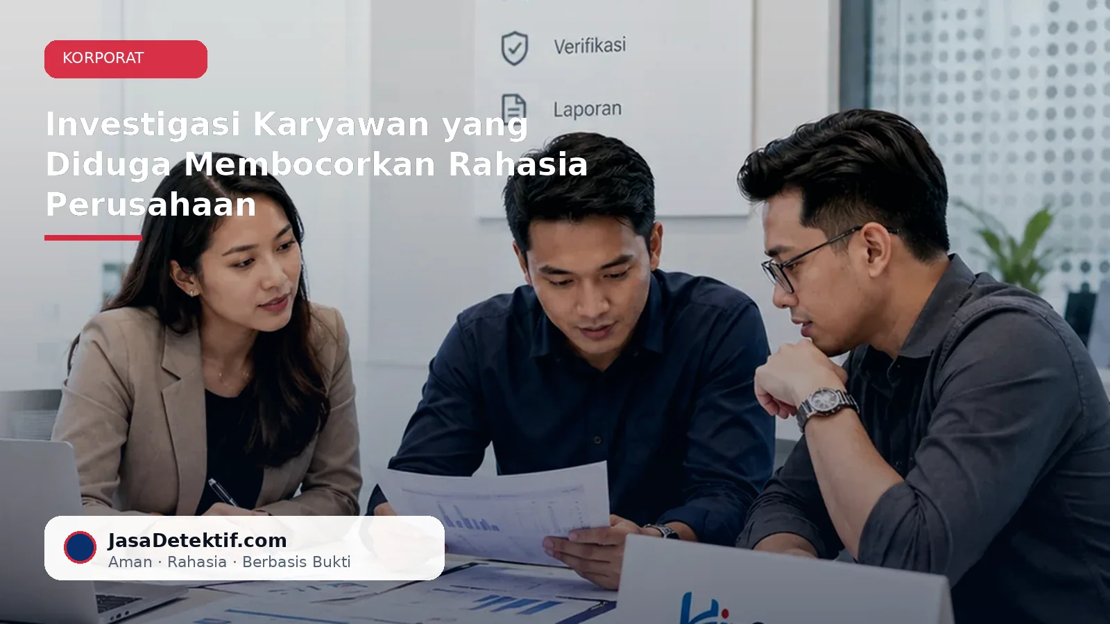 Investigasi karyawan yang diduga membocorkan rahasia perusahaan