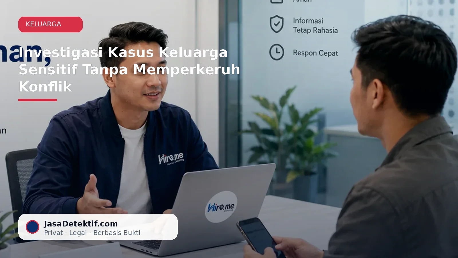 Konsultasi kasus keluarga sensitif dengan pendekatan rahasia dan legal