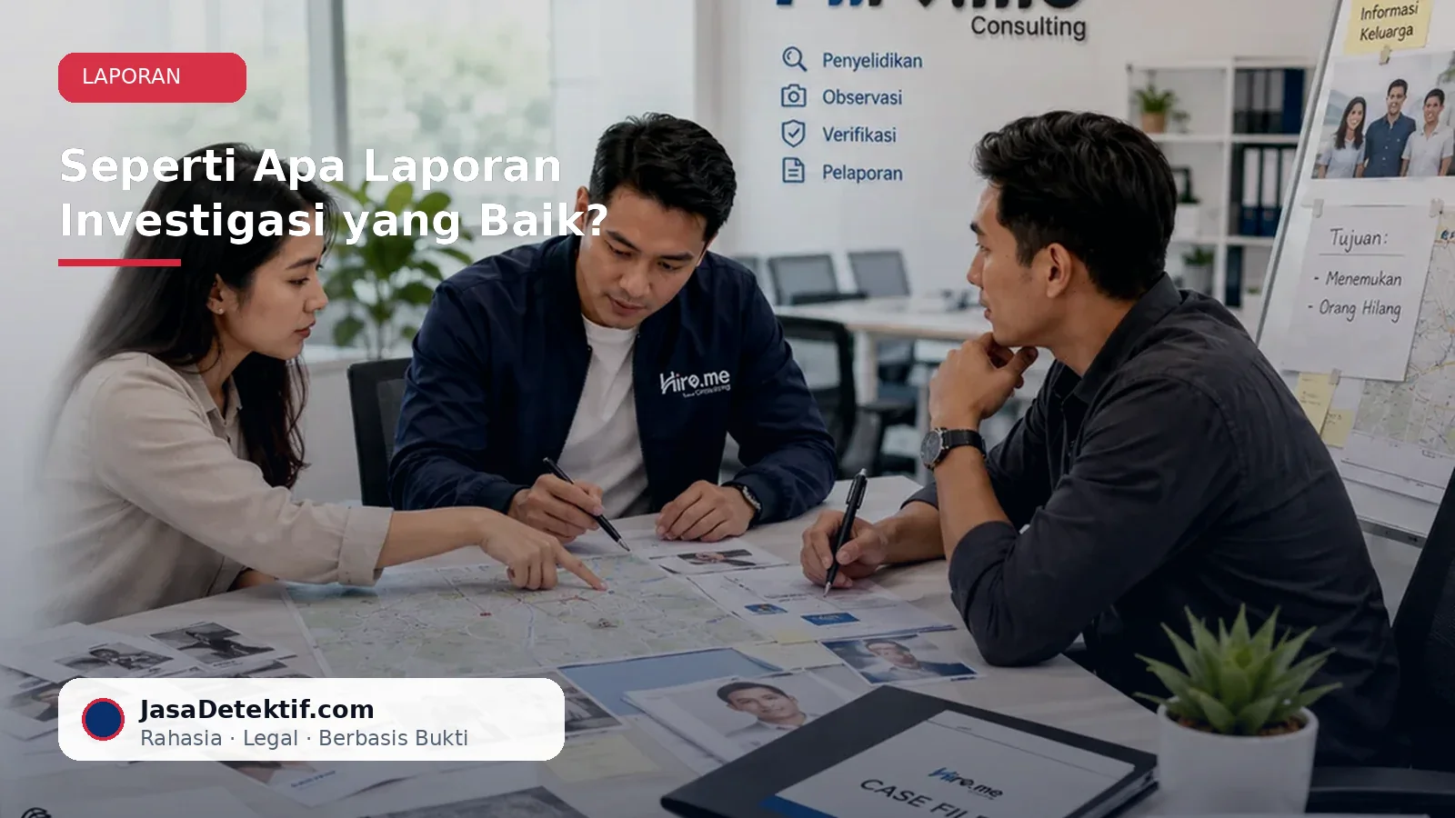 Contoh laporan investigasi yang rapi dan mudah dibaca