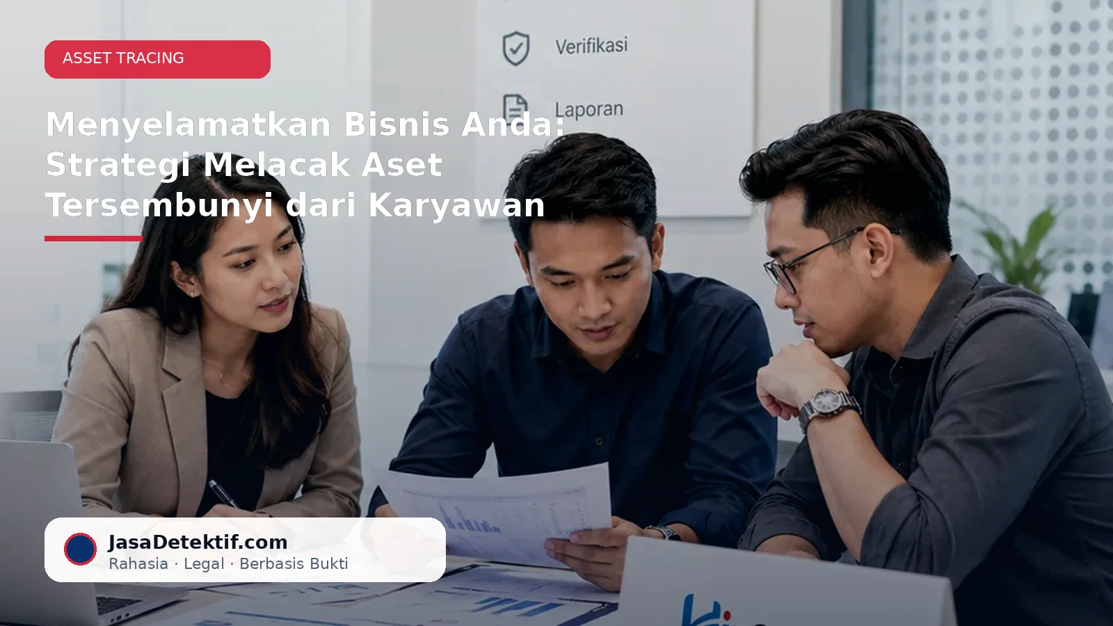 Strategi asset tracing untuk aset tersembunyi karyawan atau mitra