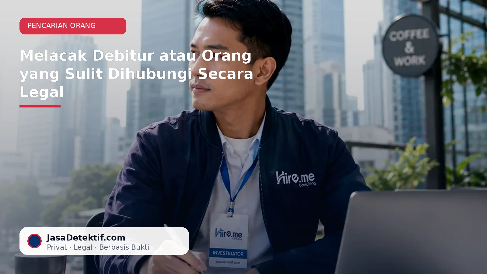 Pencarian debitur atau orang sulit dihubungi secara legal