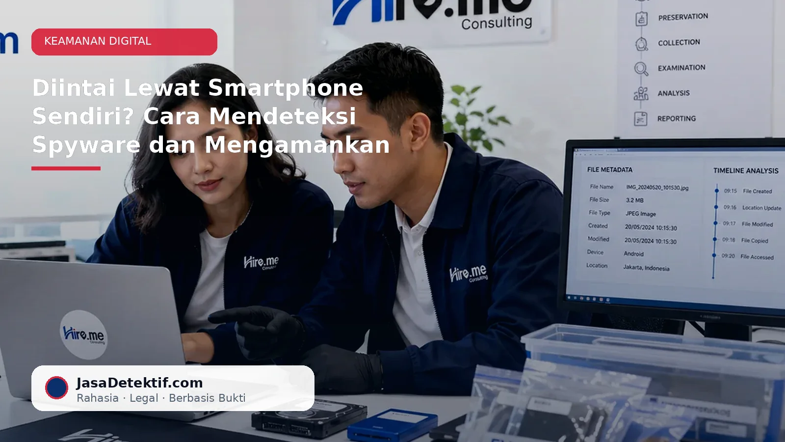 Deteksi spyware pada smartphone dan pengamanan privasi digital
