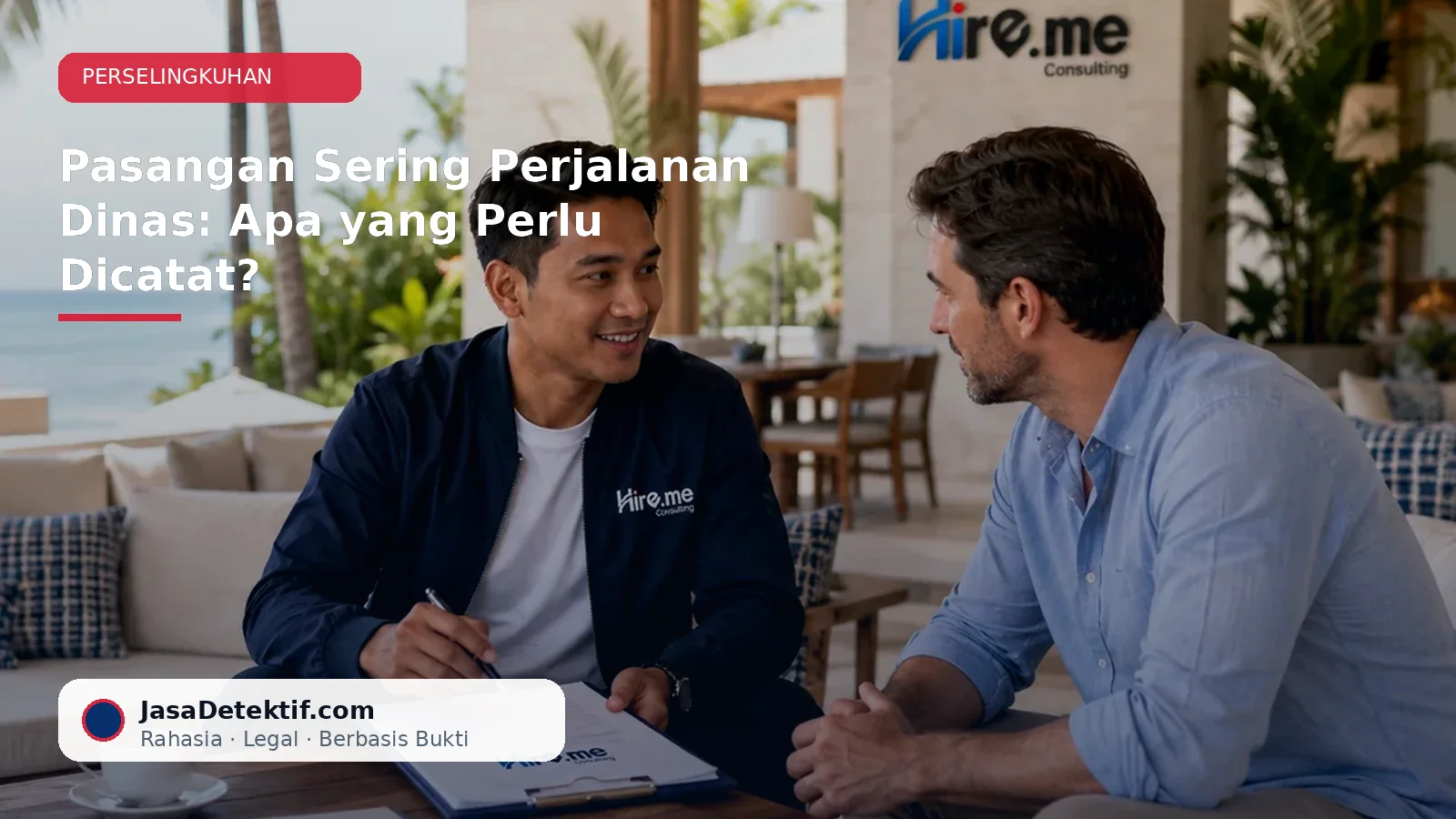 Mencatat pola perjalanan dinas pasangan sebelum konsultasi