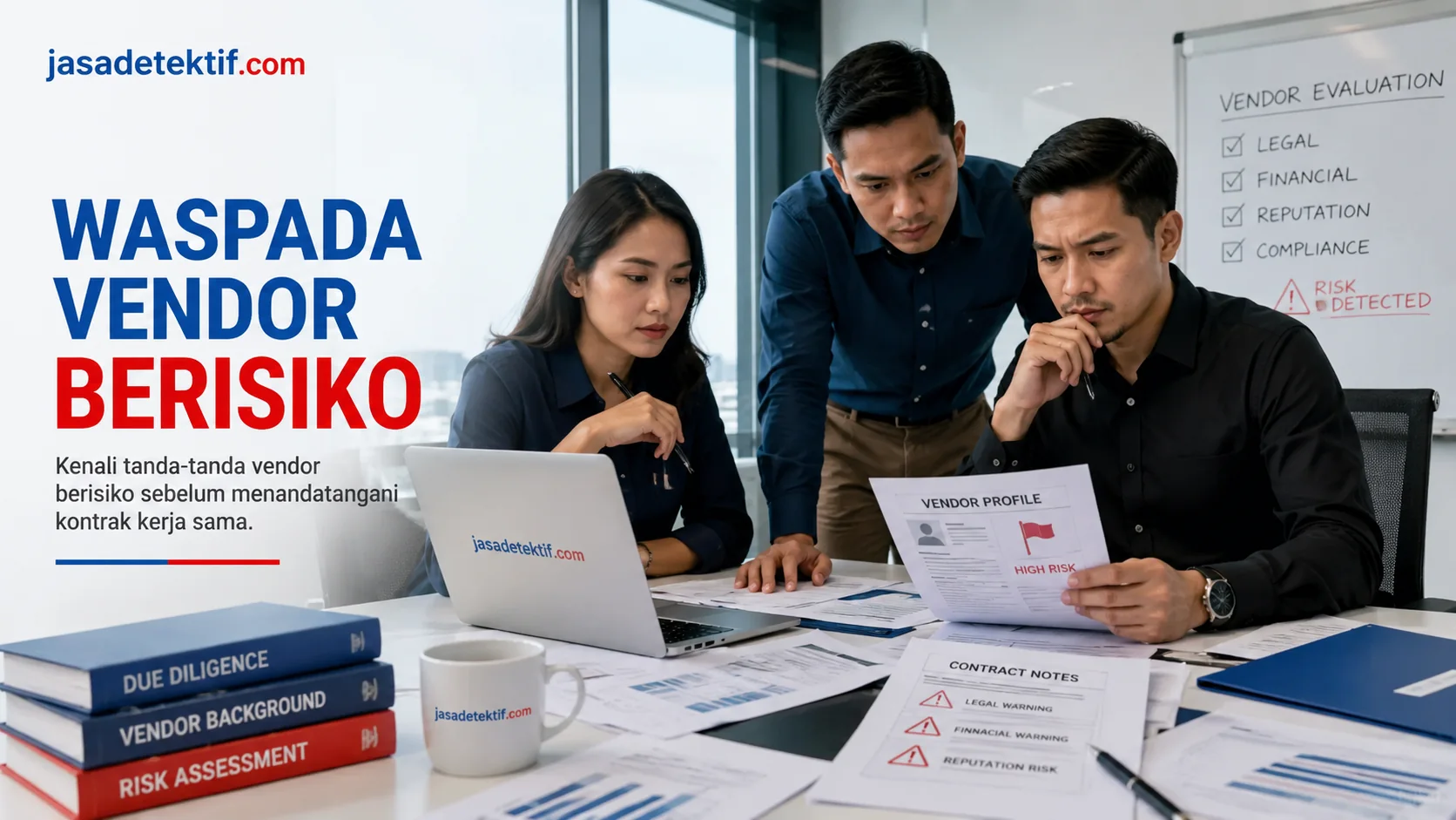 Evaluasi vendor berisiko sebelum menandatangani kontrak kerja sama